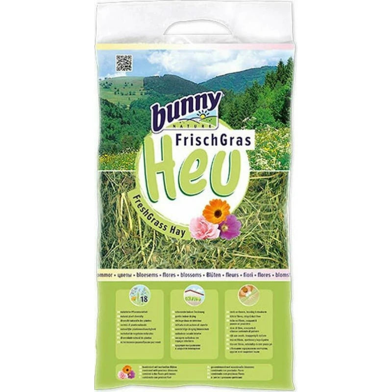 Χόρτο Bunny Freshgrass Hay Με Άνθη Λουλουδιών 500g