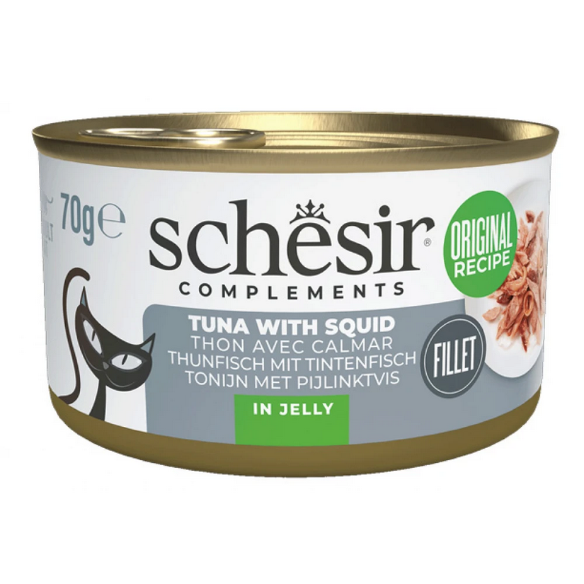 Schesir Cat Jelly Τόνος Με Καλαμάρι 70gr