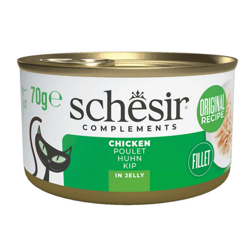 Schesir Cat Jelly Φιλετάκια Κοτόπουλου 70gr