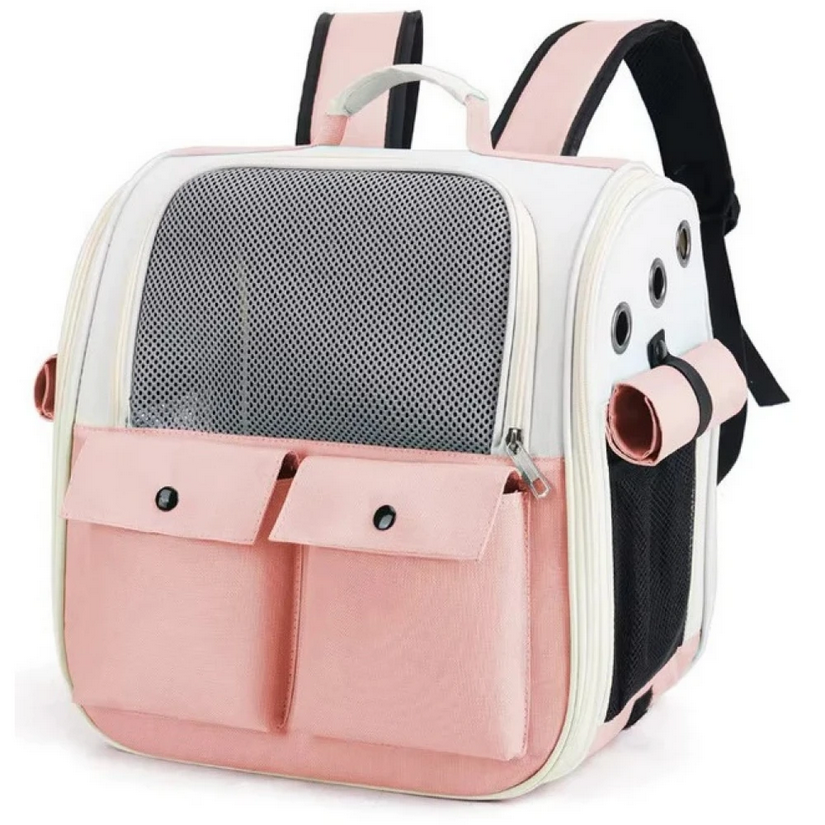 Madpet City Pet Carrier for Cats or Dogs 39x25x39cm Pink