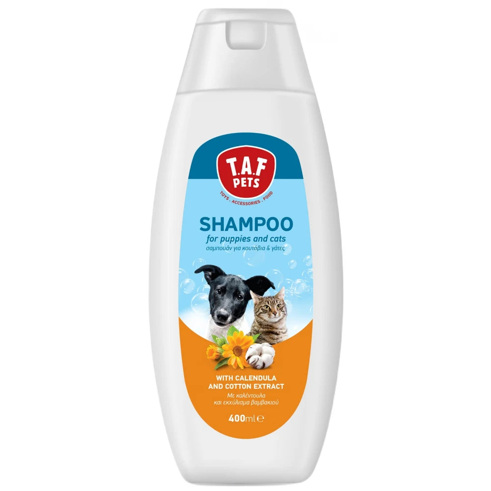 Σαμπουάν Taf Pets Shampoo Puppies & Cat Calendula & Cotton 400ml