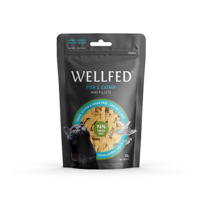 Wellfed Mini Fish Fillets + Cat Nip