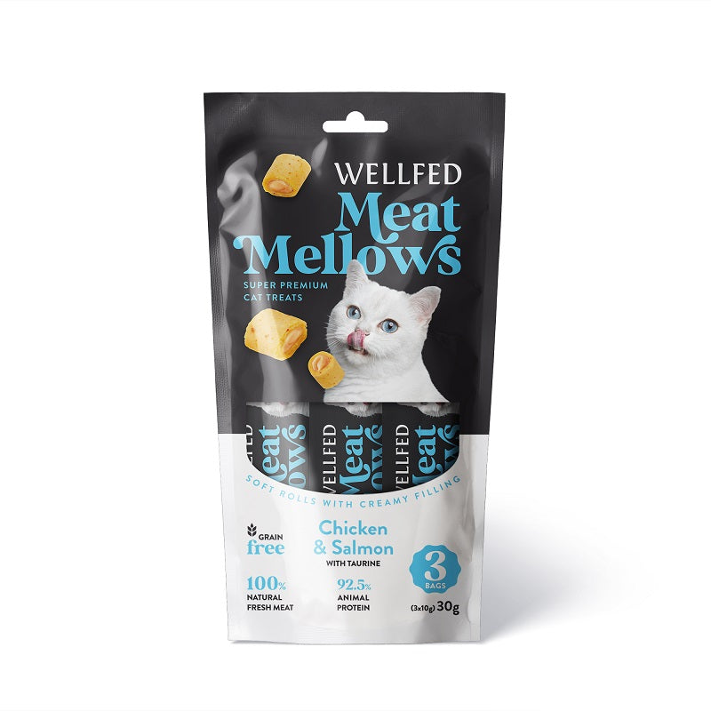 Wellfed Meat Mellows Κοτόπουλο & Σολομός