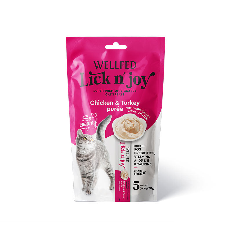Wellfed Lick N' Joy Chicken & Turkey