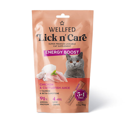 Wellfed Lick N' Care Ενεργειακή Τόνωση