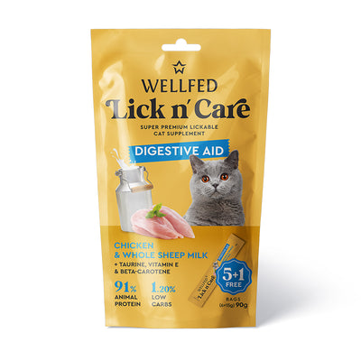 Wellfed Lick N' Care Βοήθημα Πέψης