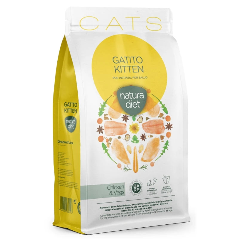 Natura Diet Kitten Κοτόπουλο & Λαχανικά