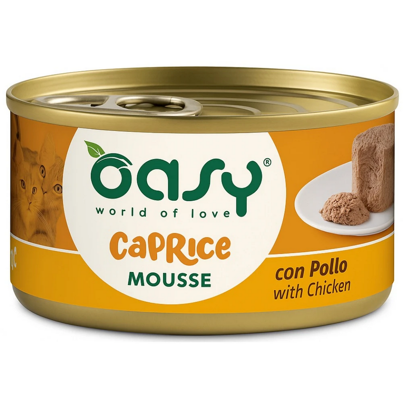 Oasy Caprice Mousse Wet Cat Food with Chicken 85gr