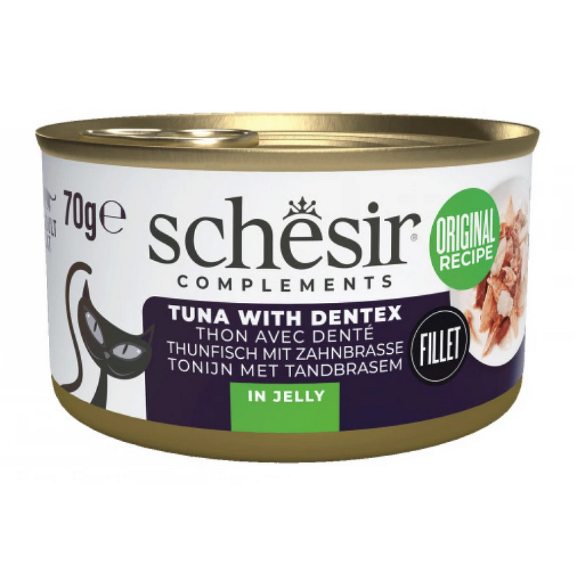 Schesir Cat Jelly Τόνος με Συναγρίδα 70gr