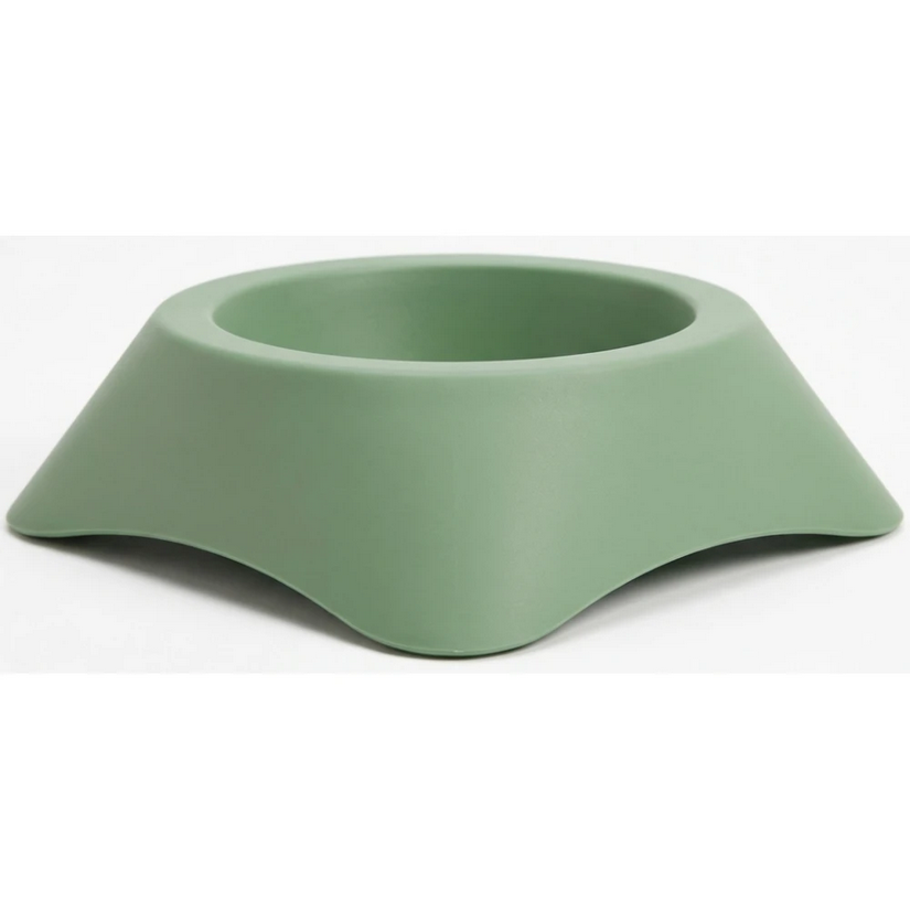Madpet Stella Cat or Dog Bowl with Non-Slip Base Green 1000ml