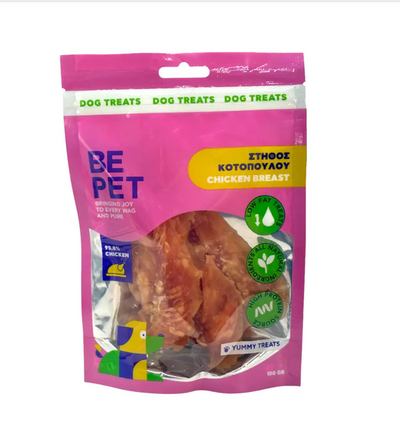 Be pet λιχουδιά σκύλου Chicken Breast Jerky