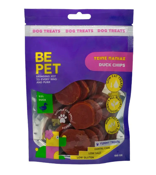 Be pet λιχουδιά σκύλου Duck Chips