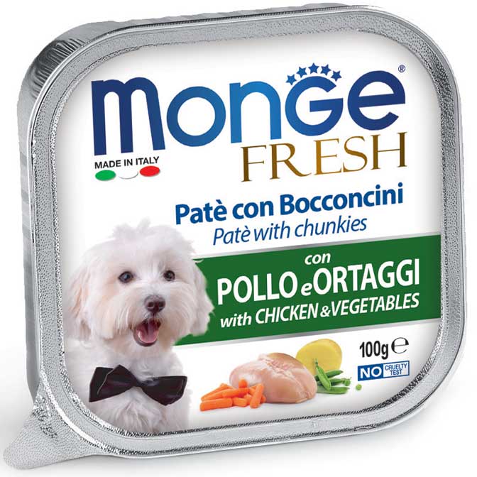 Monge Fresh Πατέ και Μπουκιές με Κοτόπουλο και Λαχανικά