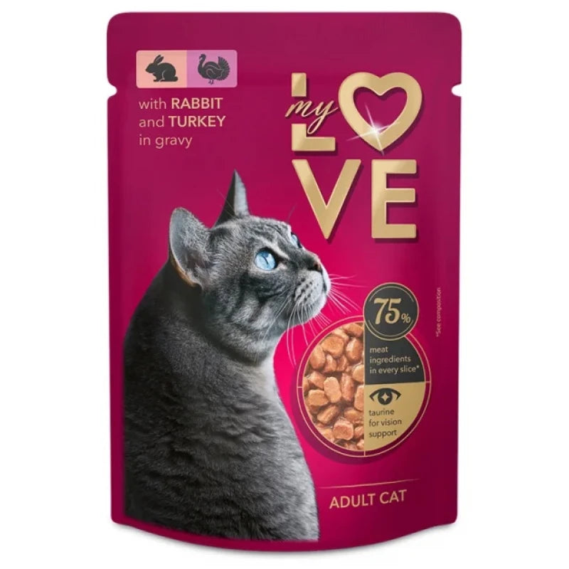 My Love Cat Κουνέλι Και Γαλοπούλα Σε Σάλτσα