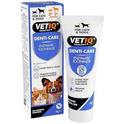 VETIQ 2 σε 1 Denti Care Οδοντόκρεμα Για Σκύλους Και Γάτες 70g